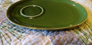 Ikea Green Sandwich Plate